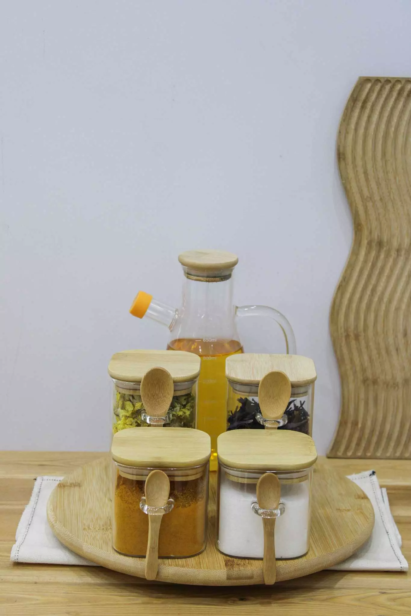 سینی گردان بامبو